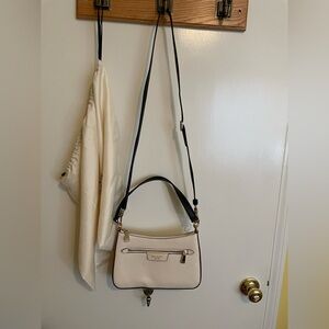 Kate Spade Ivory and Black Shoulder Bag